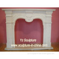 French Stone Fireplace Mantel FPS-C363